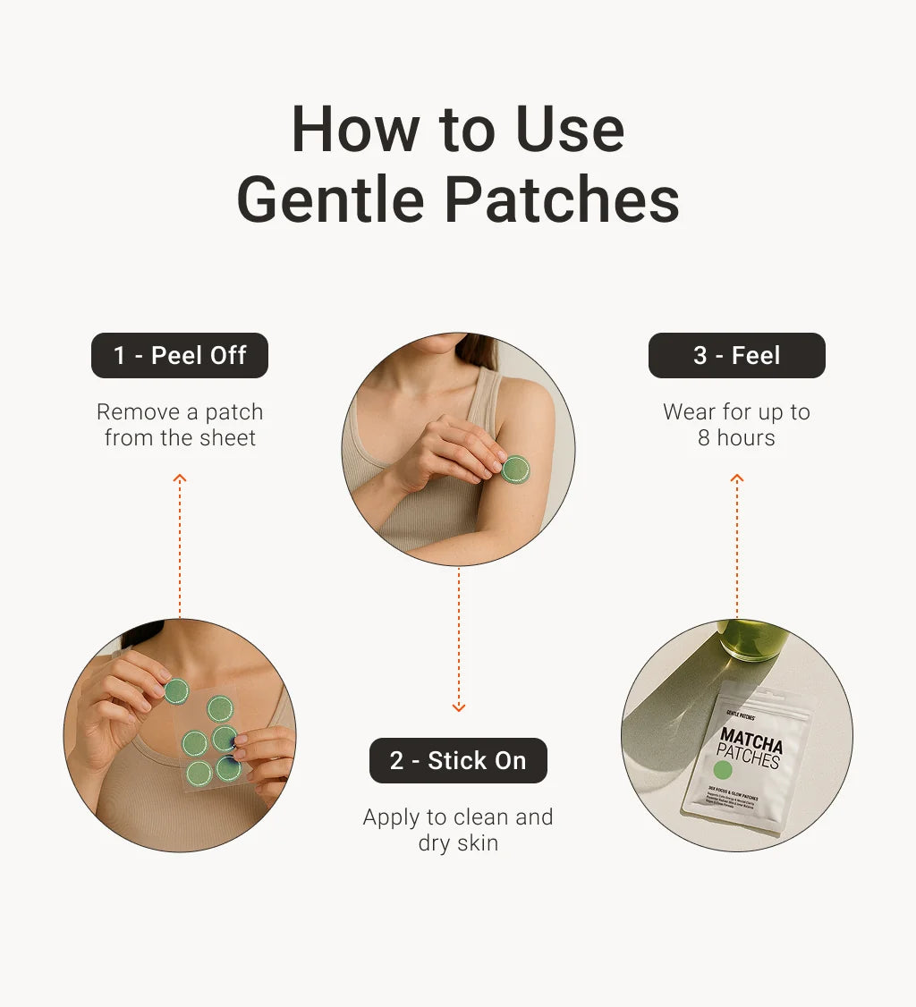 Matcha Patches – Focus, Glow & Innerlijke Balans Ondersteuning