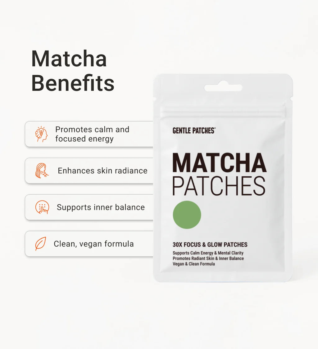 Matcha Patches – Focus, Glow & Innerlijke Balans Ondersteuning
