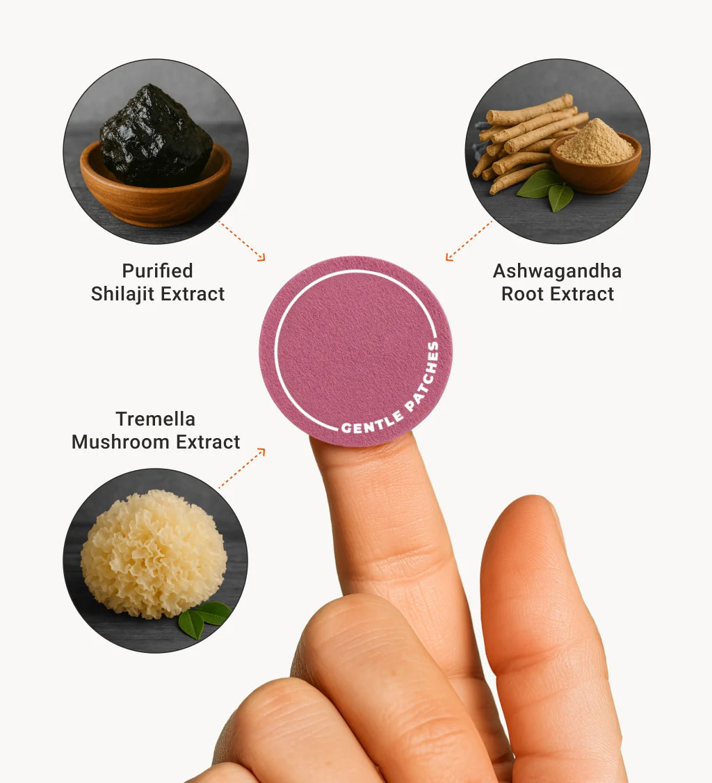 Shilajit-Pflaster – Weibliche Vitalität, Hormon- & Stimmungsausgleich